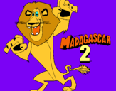 Dibuix Madagascar 2 Alex pintat per robert