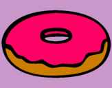 Dibuix Donuts pintat per meritxell10