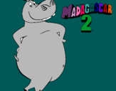 Dibuix Madagascar 2 Gloria pintat per davi