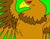 Dibuix Àguila Imperial Romana pintat per ABEL VIÑALS