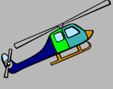 Dibuix Helicòpter de joguina pintat per marc fradera