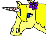 Dibuix Unicorn II pintat per olgami