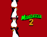 Dibuix Madagascar 2 Pingüins pintat per EMMA