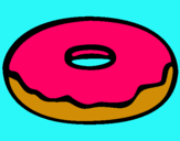 Dibuix Donuts pintat per fule