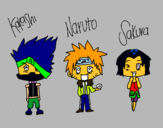 Dibuix Naruto pintat per Clàudia