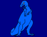 Dibuix Tiranosaurios rex  pintat per DINOCO 5