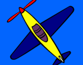 Dibuix Avió III pintat per sofiii