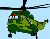 Dibuix Helicòpter al rescat  pintat per jose galicia