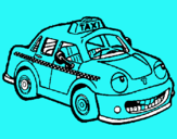 Dibuix Herbie taxista pintat per pelaia