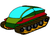 Dibuix Nau tanc pintat per marsu