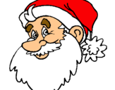 Dibuix Cara del Pare Noel pintat per nuria