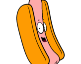 Dibuix Hot dog pintat per citlalli