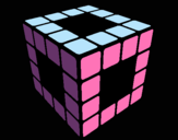 Dibuix Cub de Rubik pintat per Marata