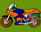 Dibuix Motocicleta pintat per GUILLEM
