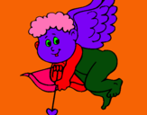 Dibuix Cupido pintat per BIEL