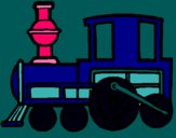 Dibuix Tren pintat per R   c    r    a