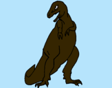 Dibuix Tiranosaurios rex  pintat per pol gonzalez