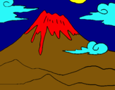 Dibuix Mont Fuji pintat per joan gomez 4tb