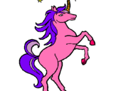 Dibuix Unicorn pintat per unicorn ´màgic