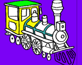 Dibuix Tren pintat per alex