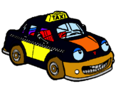 Dibuix Herbie taxista pintat per HECTOR