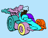 Dibuix Cotxe de Fórmula 1 pintat per GERARD