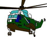 Dibuix Helicòpter al rescat  pintat per adrian