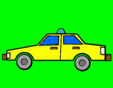 Dibuix Taxi pintat per ARNAU CABALLERO
