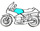 Dibuix Motocicleta pintat per sergio