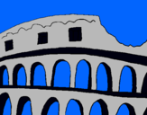 Dibuix Coliseu pintat per Jaume