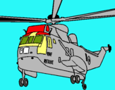 Dibuix Helicòpter al rescat  pintat per aniol   badia