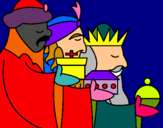 Dibuix Els Reis Mags 3 pintat per lisa