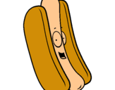 Dibuix Hot dog pintat per julia montana