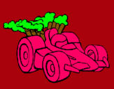 Dibuix Cotxe de Fórmula 1 pintat per joana