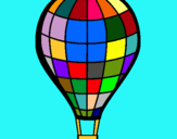 Dibuix Globus aerostàtic pintat per antonio