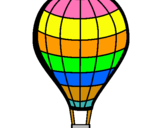 Dibuix Globus aerostàtic pintat per gerard