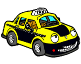 Dibuix Herbie taxista pintat per Ana 4