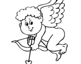 Dibuix Cupido pintat per ALEIX