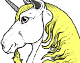 Dibuix Cap d'unicorn pintat per Mimi