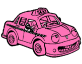 Dibuix Herbie taxista pintat per laura