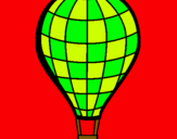 Dibuix Globus aerostàtic pintat per laura castella