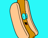 Dibuix Hot dog pintat per maria fisas