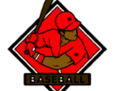 Dibuix Logotip de beisbol  pintat per 064738