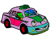 Dibuix Herbie taxista pintat per marc abuli