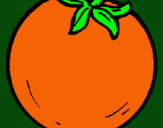 Dibuix taronja pintat per arnau c.