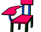 Dibuix Cadira escolar pintat per jjjj