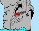 Dibuix Vaixell de vapor pintat per gerard