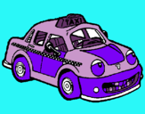 Dibuix Herbie taxista pintat per marina