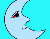 Dibuix Lluna pintat per julia arielly bueno