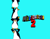Dibuix Madagascar 2 Pingüins pintat per AYMAN